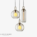 Suspension En Verre Formes Loft Luminaire Chambre