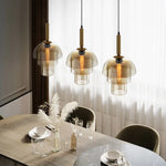 Suspension En Verre Rowan Moderne Luminaire Chambre