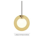 Suspension Geometric Luxe Métal Or Ariana L25 X W15 H27 / Chaude Luminaire Chambre