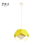 Suspension Géométrique Colorée Leisure Luminaire Chambre