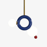 Suspension Ginna Métal Et Boules Colorées A Luminaire Chambre