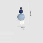 Suspension Ginna Métal Et Boules Colorées C Luminaire Chambre