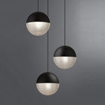 Suspension Globe En Verre Et Métal Luminaire Chambre