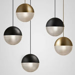 Suspension Globe En Verre Et Métal Luminaire Chambre