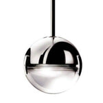 Suspension Globe Verre Et Métal Argenté Luminaire Chambre