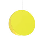 Suspension Globes Ronds Ouverts Jaune / 20Cm Luminaire Chambre