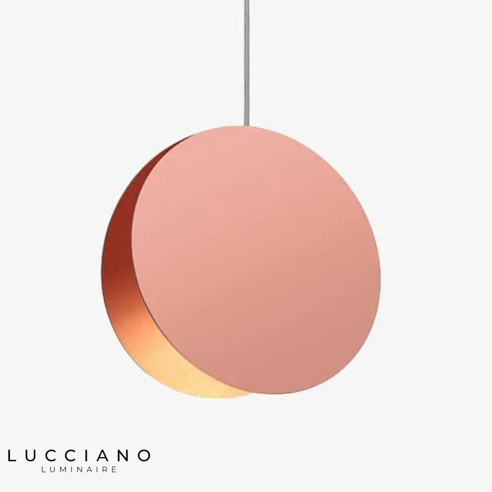 Suspension Globes Ronds Ouverts Rose Gold / 20Cm Luminaire Chambre