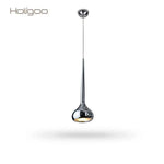 Suspension Holigoo Chromée Design Argenté Luminaire Chambre