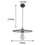 Suspension Industrielle Abat-Jour Circulaire Oxaly Luminaire Chambre