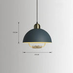 Suspension Industrielle Abat-Jour Lyvia Bleu Foncé Luminaire Chambre