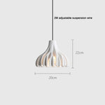 Suspension Industrielle Monroe Créative Abat-Jour Blanc Luminaire Chambre