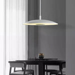 Suspension Led Avec Abat-Jour Métal Arrondi Luminaire Chambre