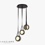 Suspension Led Avec Boule En Verre Luminaire Chambre