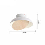 Suspension Led Bois Avec Abat-Jour Coloré Blanc Luminaire Chambre