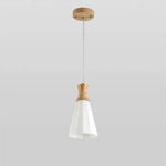 Suspension Led Bois Blanc Scandinave A / Chaude Luminaire Chambre