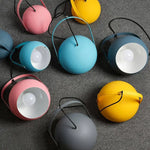 Suspension Led Boule Colourful Métal Luminaire Chambre