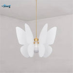 Suspension Led Butterfly Moderne Blanche Luminaire Chambre