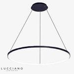 Suspension Led Cercle Design 80Cm Luminaire Chambre