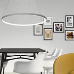 Suspension Led Cercle Design 80Cm Luminaire Chambre