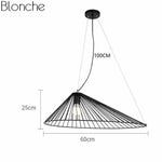 Suspension Led Chapeau Noir Luminaire Chambre