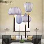 Suspension Led Chinoise En Tissu Luminaire Chambre