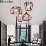 Suspension Led Chinoise En Tissu Luminaire Chambre