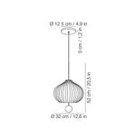 Suspension Led Chinoise Sphérique Shoutao Luminaire Chambre