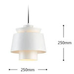 Suspension Led Colorée En Métal Blanc Luminaire Chambre