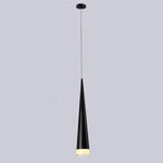 Suspension Led Cone Long Tube Luminaire Chambre