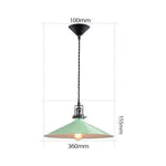 Suspension Led Conique Métal Edison D Luminaire Chambre