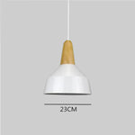 Suspension Led Conique Multiforme Colorée A / Blanc Luminaire Chambre