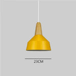 Suspension Led Conique Multiforme Colorée A / Orange Luminaire Chambre