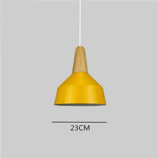 Suspension Led Conique Multiforme Colorée A / Orange Luminaire Chambre
