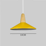 Suspension Led Conique Multiforme Colorée B / Orange Luminaire Chambre
