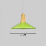 Suspension Led Conique Multiforme Colorée B / Vert Luminaire Chambre