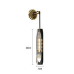 Suspension Led Cristal Allongé Lofty B - Gris Fumé / Froide Luminaire Chambre