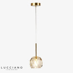 Suspension Led Cristal Ansley Moderne Luminaire Chambre