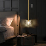 Suspension Led Cristal Ansley Moderne Luminaire Chambre