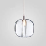 Suspension Led Cristal Coloré Lua D11Cm - Transparent / Chaude Luminaire Chambre