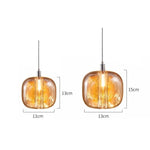 Suspension Led Cristal Coloré Lua Luminaire Chambre