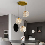 Suspension Led Cristal Luxe Luminaire Chambre