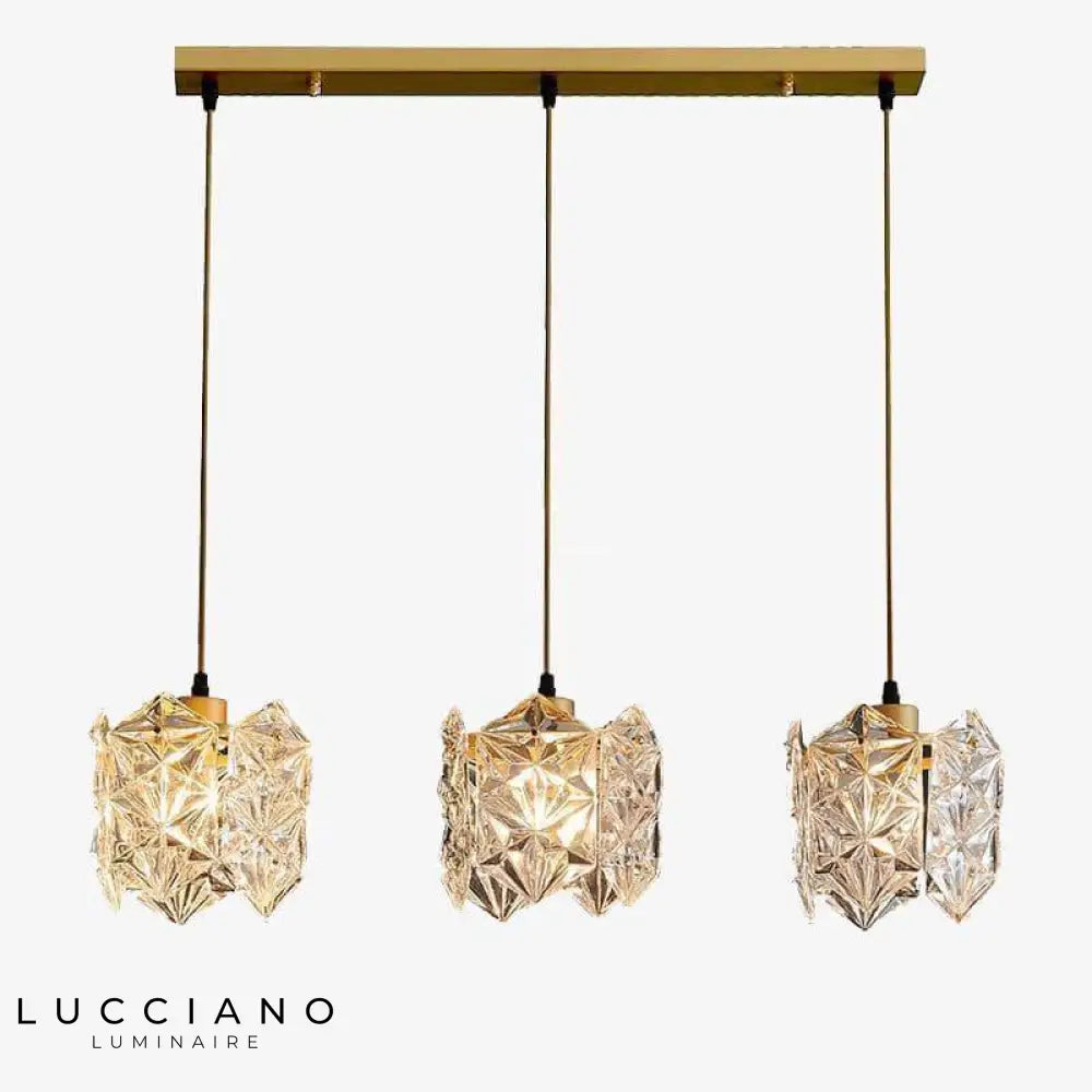 Suspension Led Cristal Luxe Luminaire Chambre