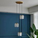 Suspension Led Cristal Luxe Luminaire Chambre