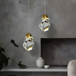 Suspension Led Cristal Verre De Luxe Luminaire Chambre