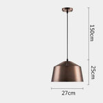 Suspension Led Cuivre Style Loft Luminaire