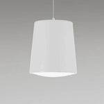 Suspension Led Cylindre Aluminium Coloré Blanc Luminaire Chambre