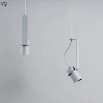 Suspension Led Cylindre Métal Industriel Luminaire Chambre