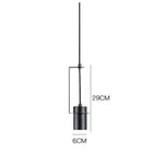 Suspension Led Cylindre Métal Industriel Noir / A Luminaire Chambre