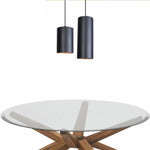 Suspension Led Cylindre Noir Vintage Luminaire Chambre