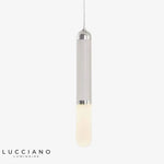 Suspension Led Cylindres Blanc Vintage Luminaire Cuivre